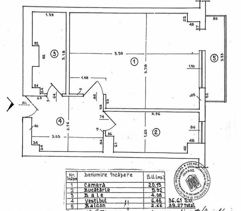 Timpuri Noi   Studio 40 mp  Ideal pentru locuit, birou sau cabinet